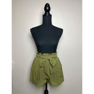 Olive Green Women's Shorts